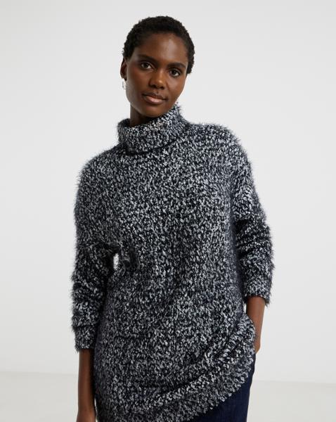 Roll Neck Textured Tunic