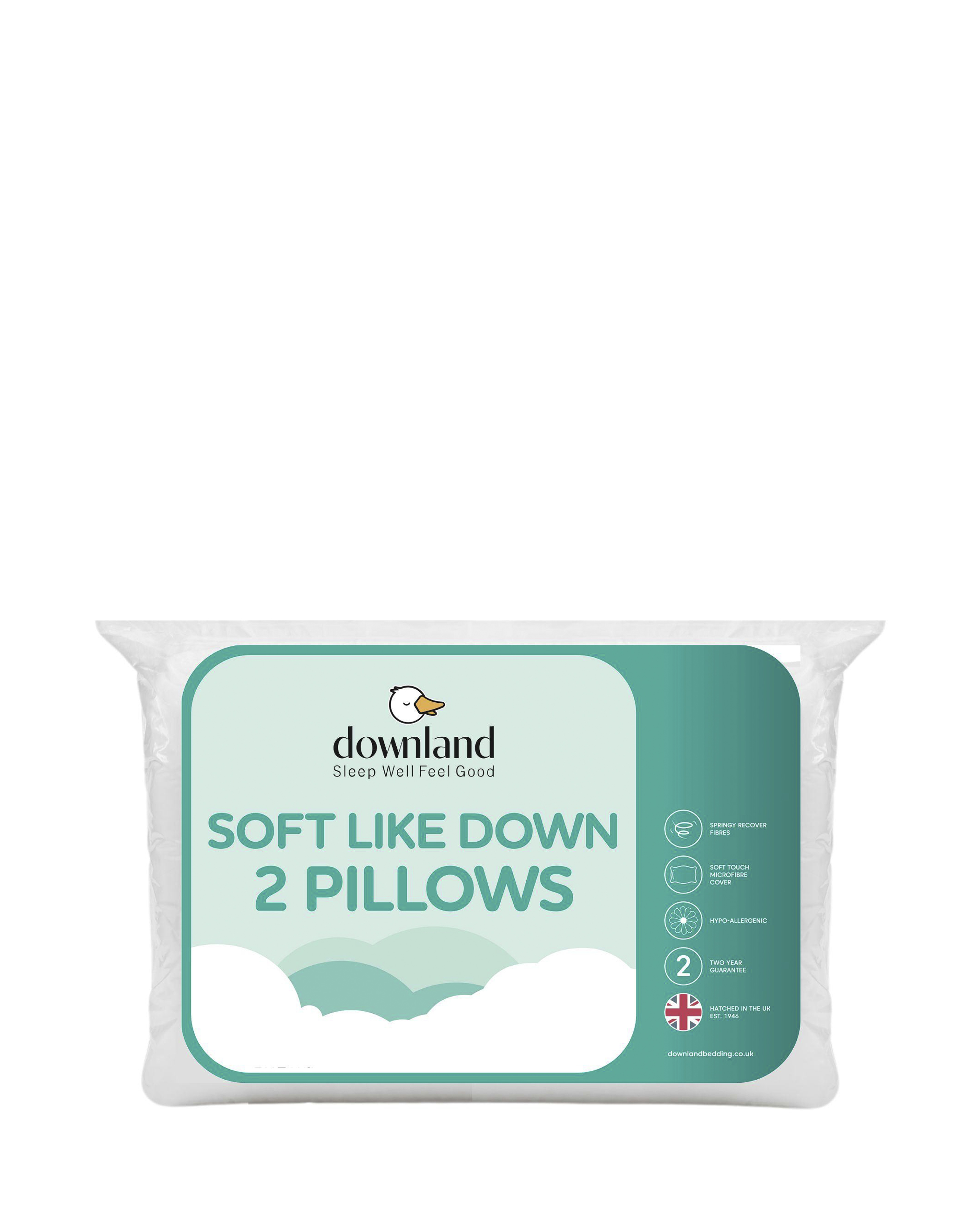 Downland Soft Like Down Pair of Pillows