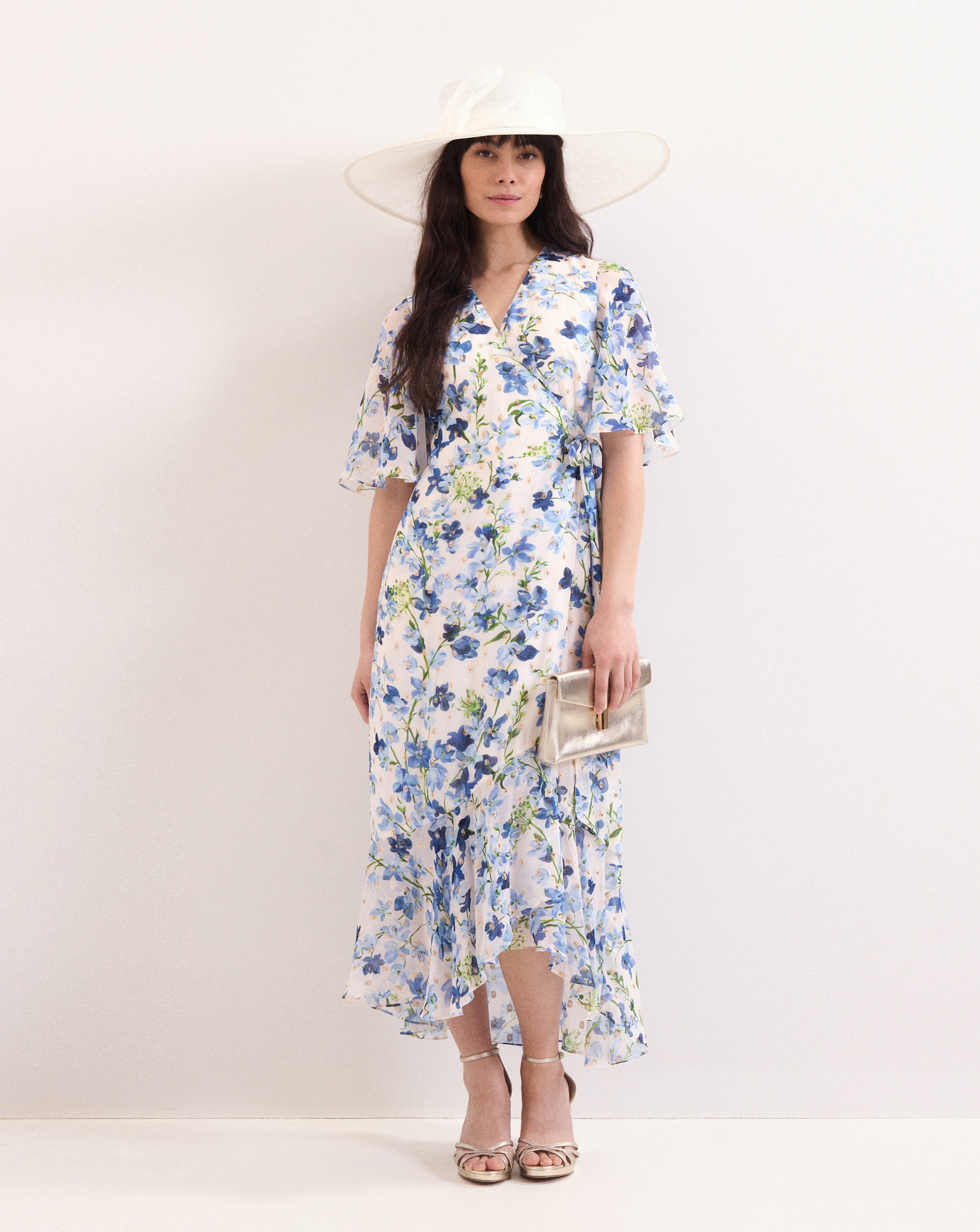 Phase Eight Fil Shimmer Foil Dress