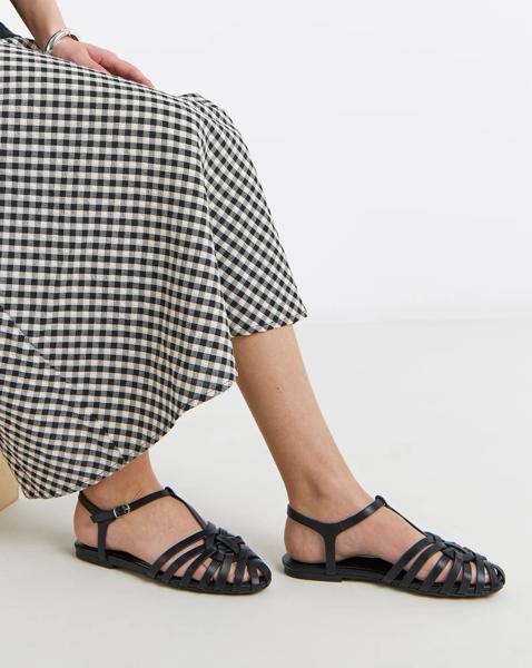Woven Fisherman Shoes Wide Fit