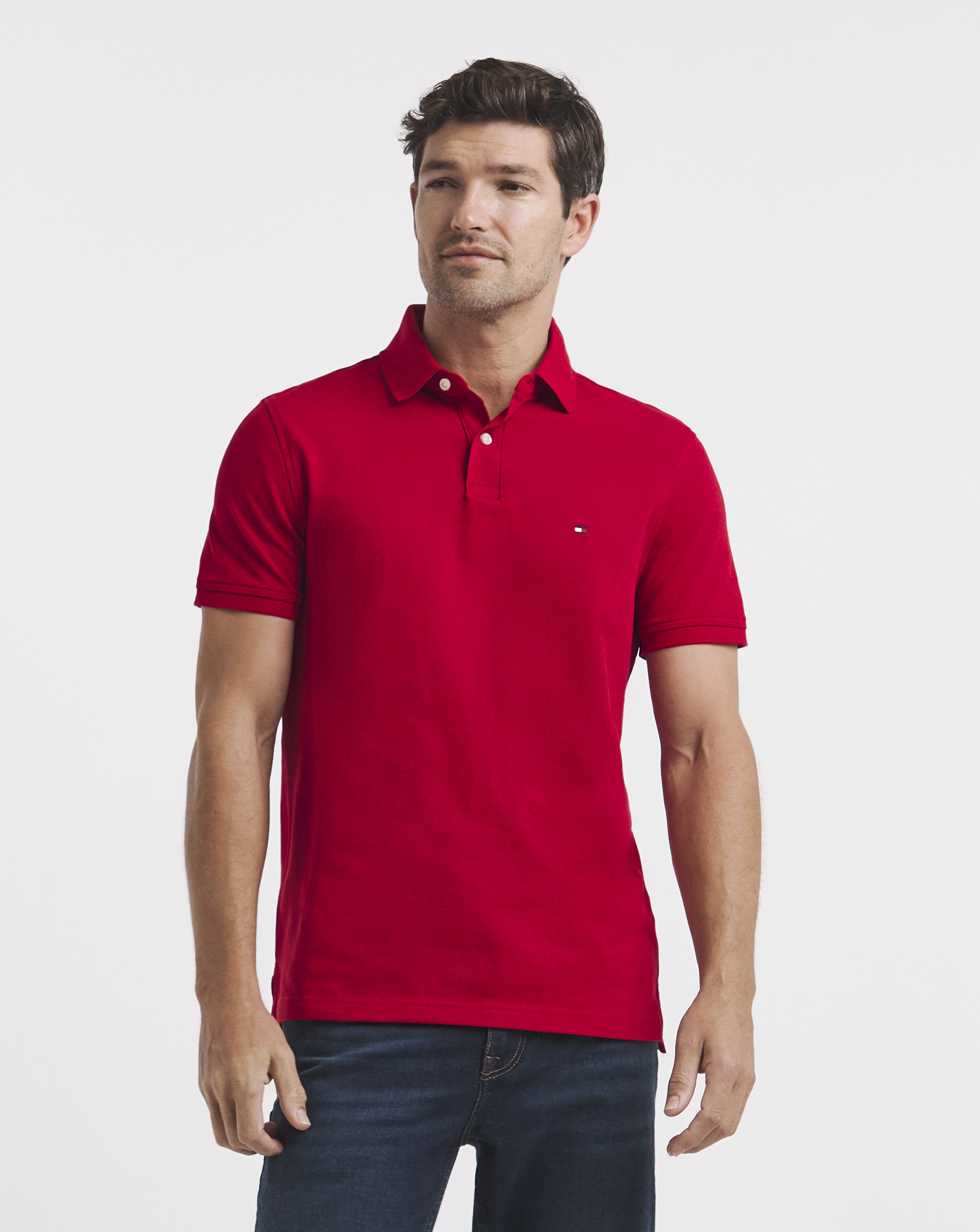 Tommy Hilfiger Regular Polo - Red