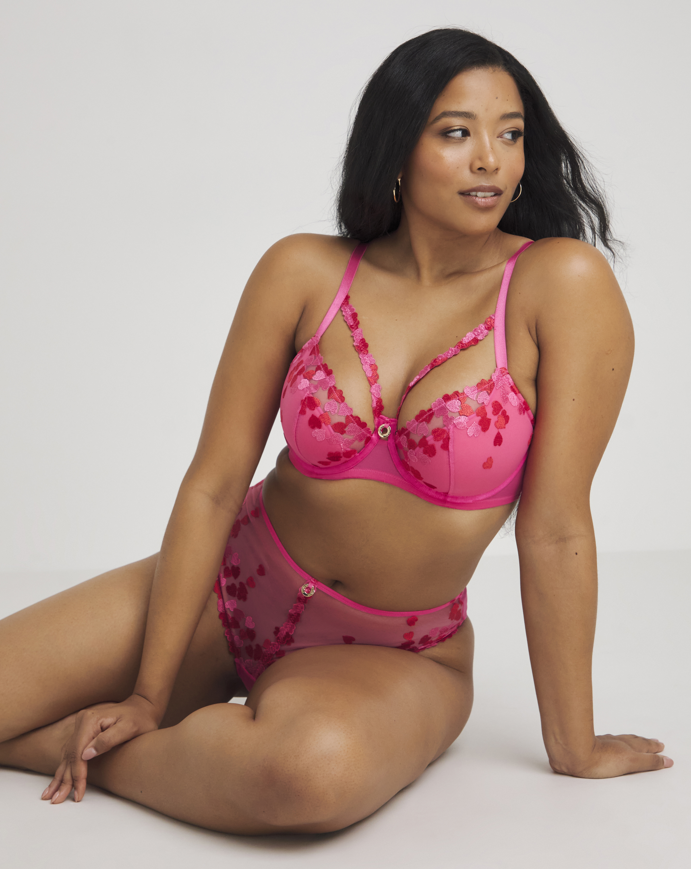Simply Be Sexy Hearts 1/2 Pad Balcony
