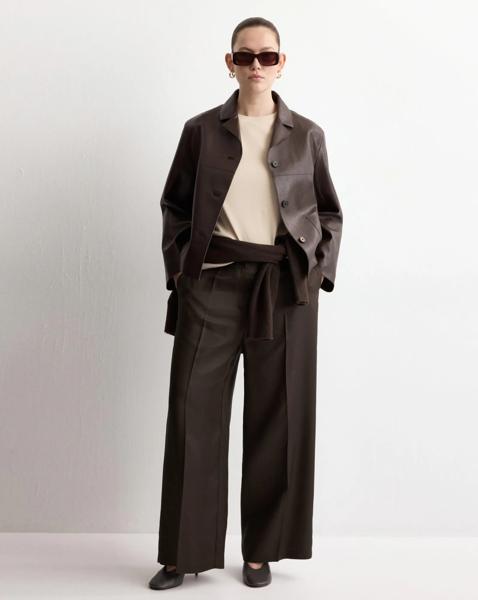 Mango High-Waisted Lyocell Trousers