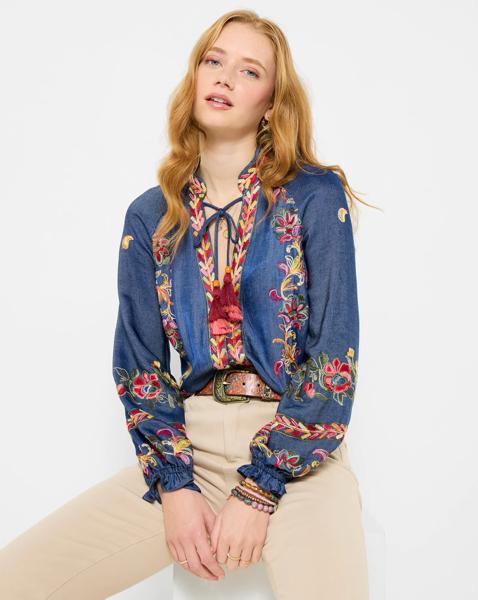 JB Festival Fun Embroidered Top