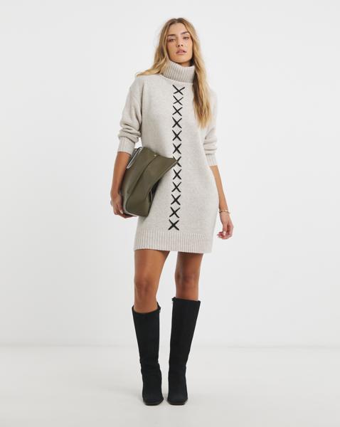 Native Youth Cross Stitch Dress