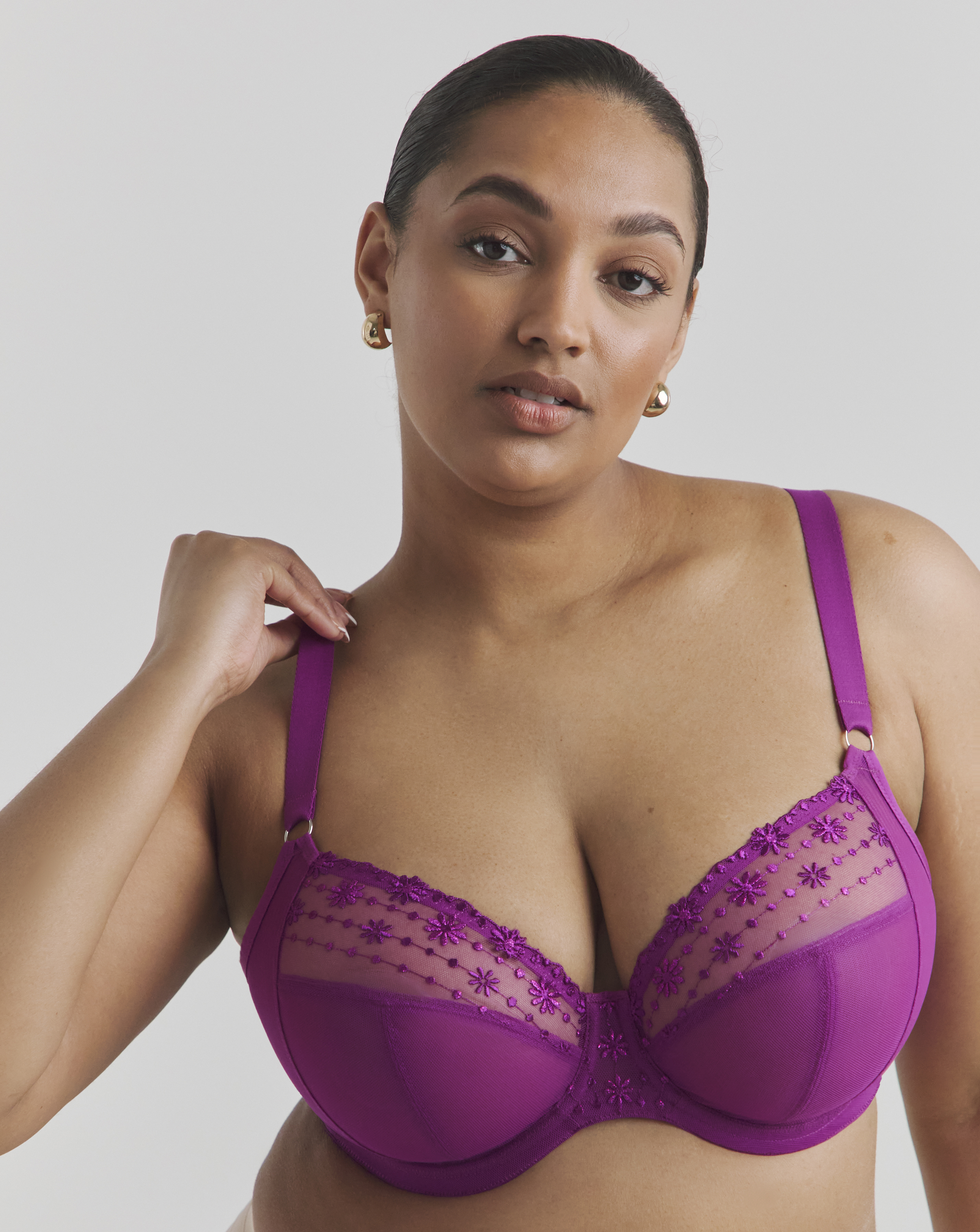 Elomi Women's Hollyhock Matilda Plunge Wired Bra 38Dd