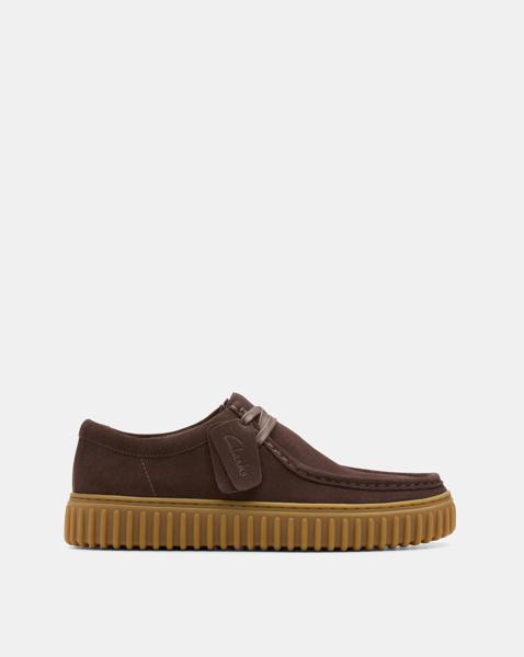 Clarks Torhill Lo Shoe - Brown Dark