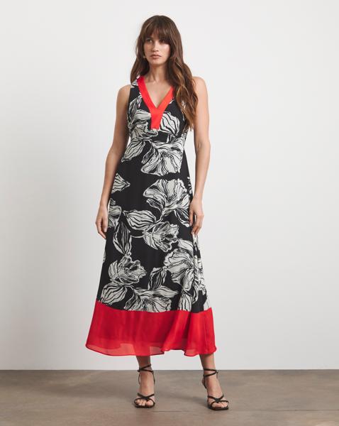 Joanna Hope Border Print Dress