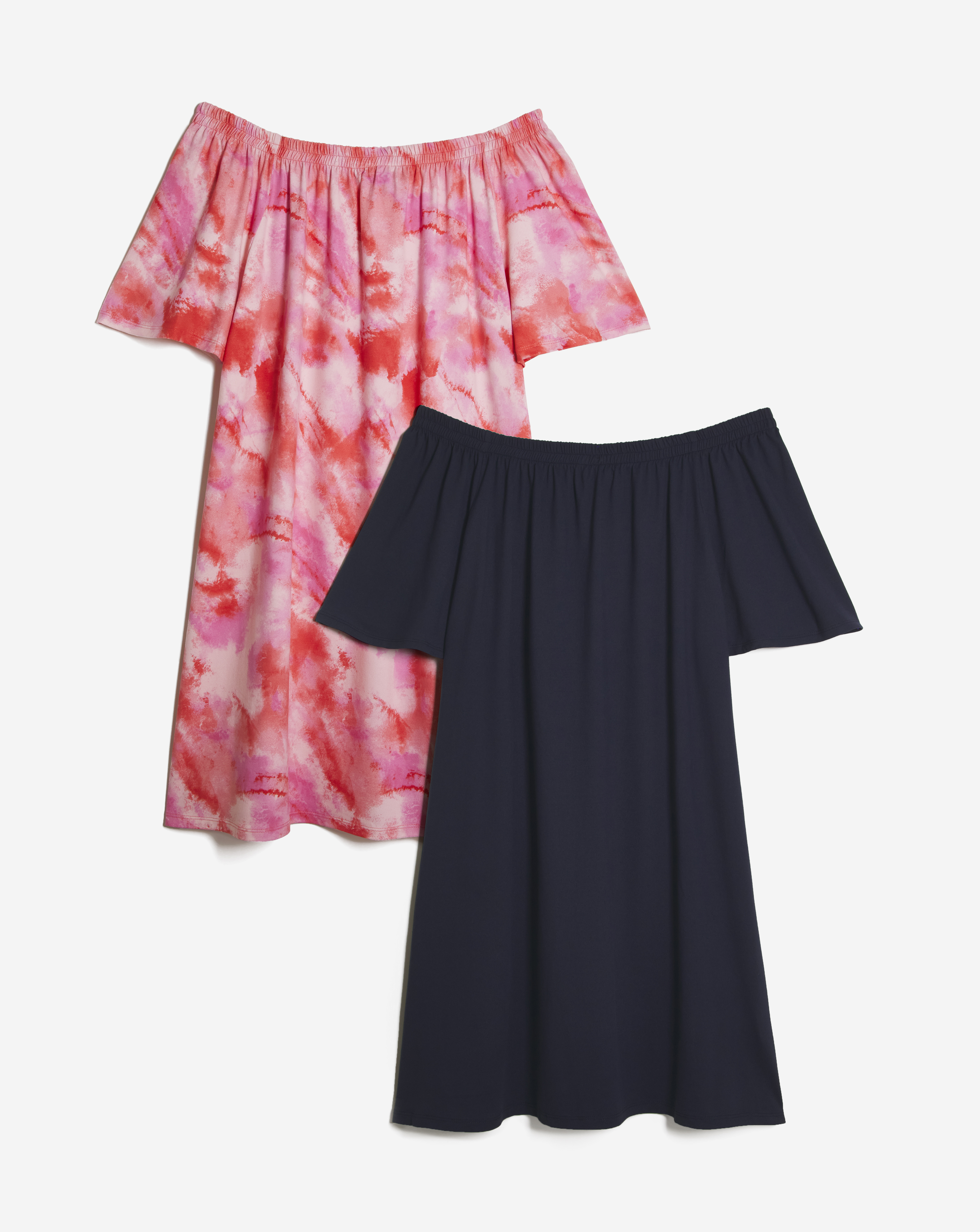 2 Pack Bardot Swing Dress