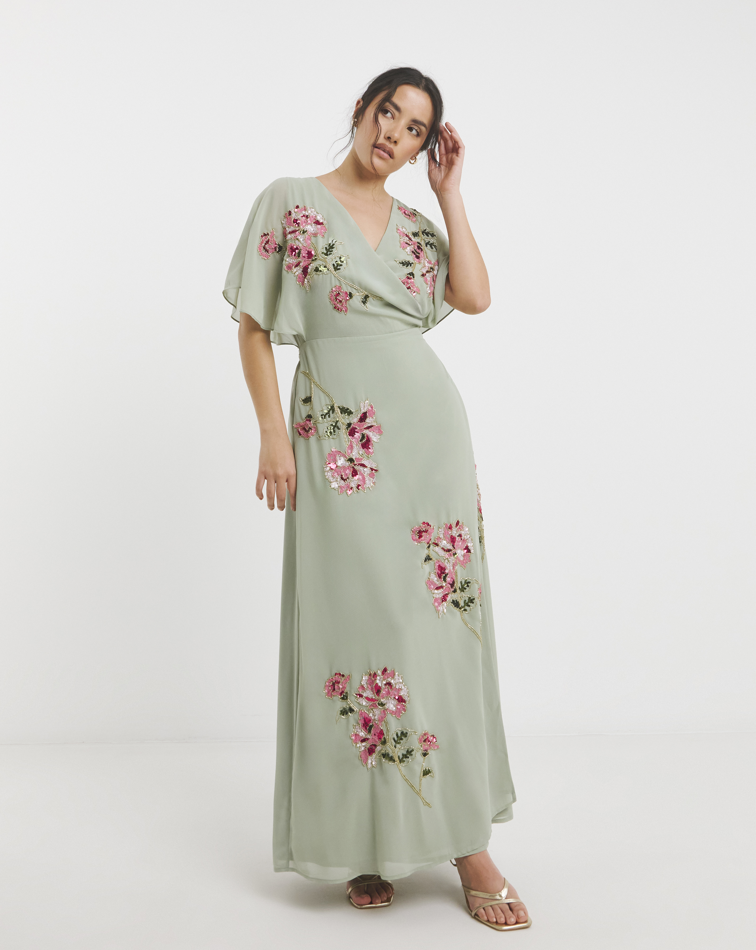 Maya Deluxe Wrap Dress