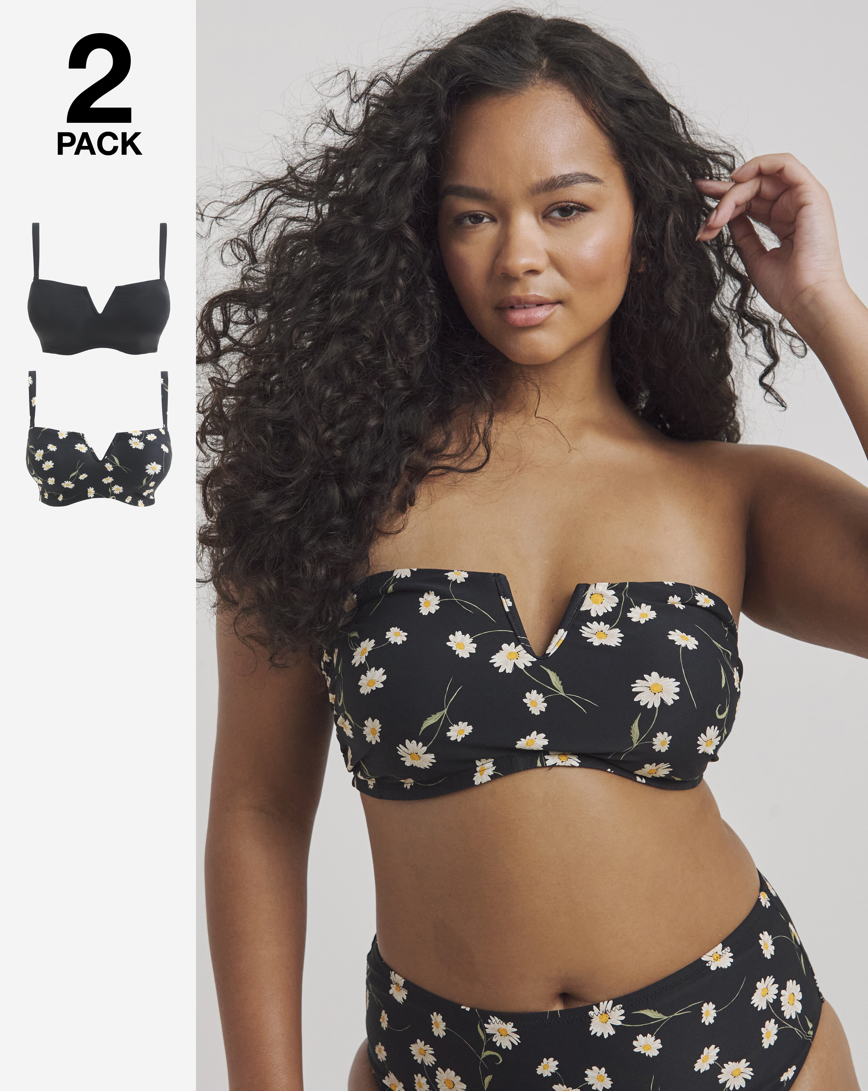 Magisculpt 2 Pack Bandeau Bikini Tops