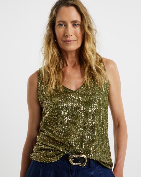 Sequin Vest