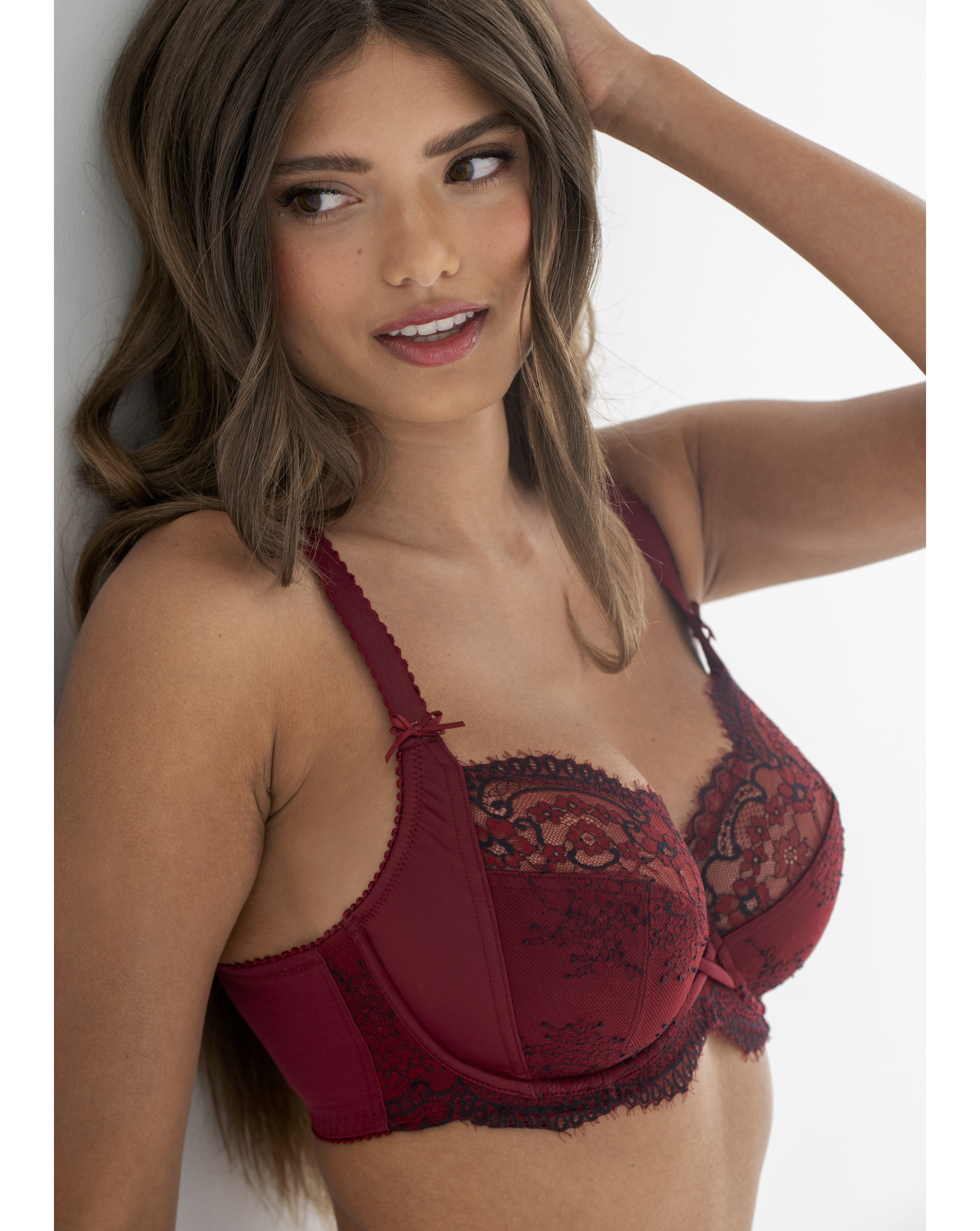 Pour Moi Hollywood Full Cup Bra Burgundy
