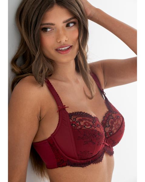 Pour Moi Hollywood Full Cup Bra Burgundy