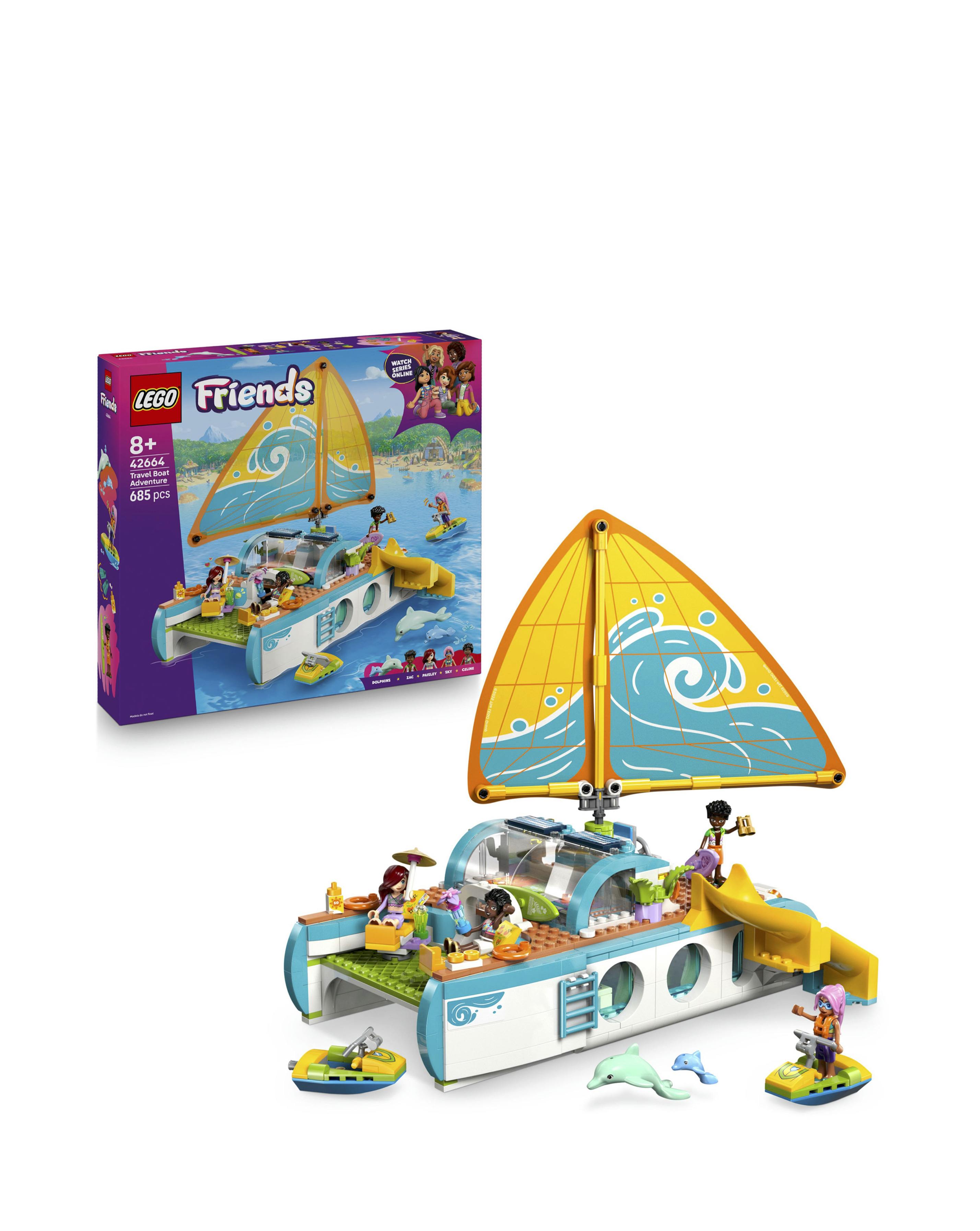 LEGO Friends Travel Boat Adventure, Kids