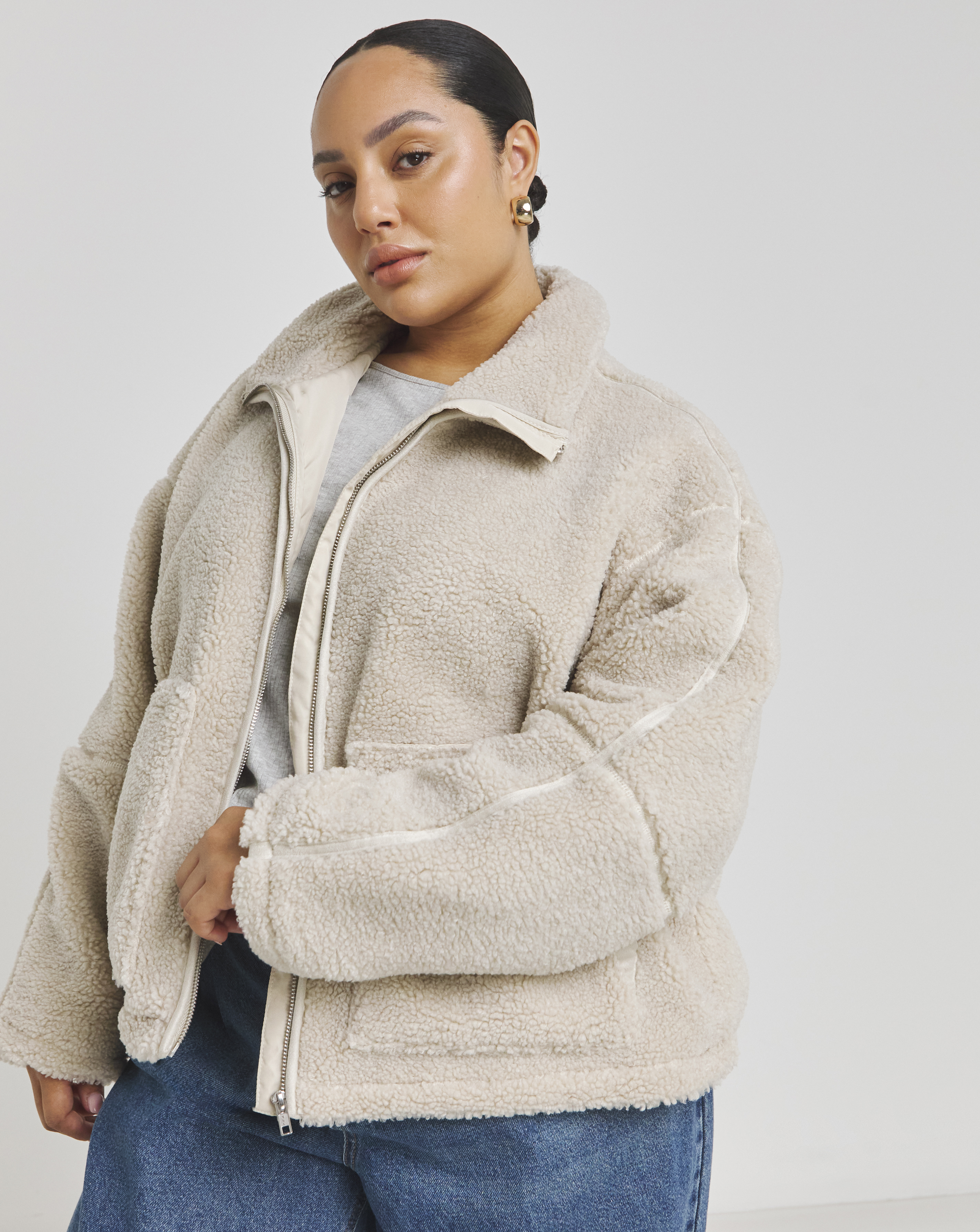 Stone Borg Teddy Mix Jacket