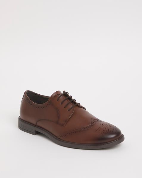 Leather Look Formal Brogue Standard