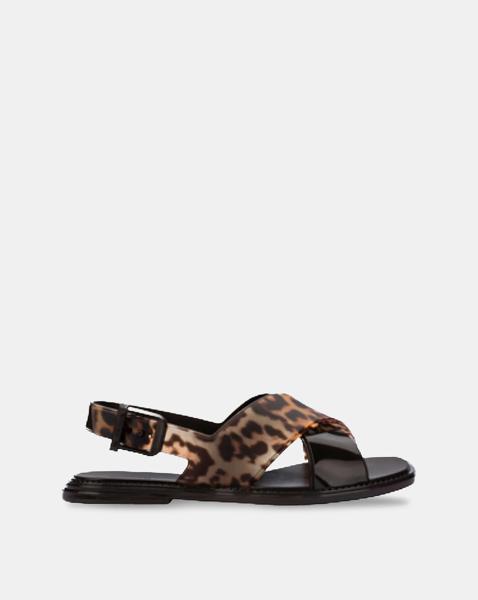 Melissa Cleo Jelly Leopard Sandals