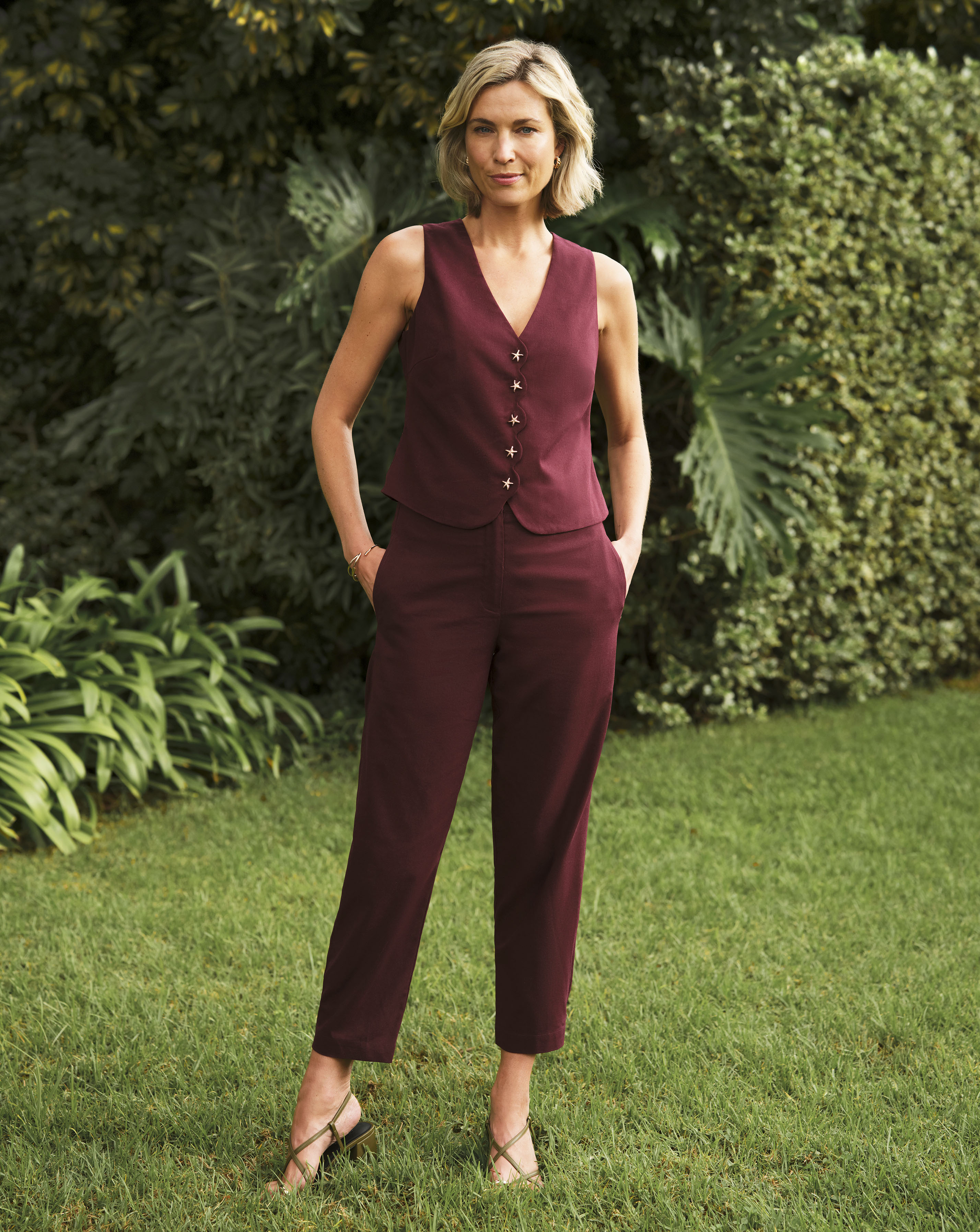 Linen Peg Trouser