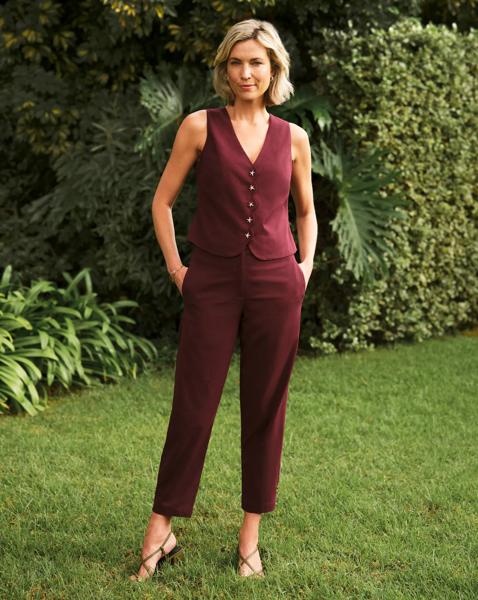 Linen Peg Trouser