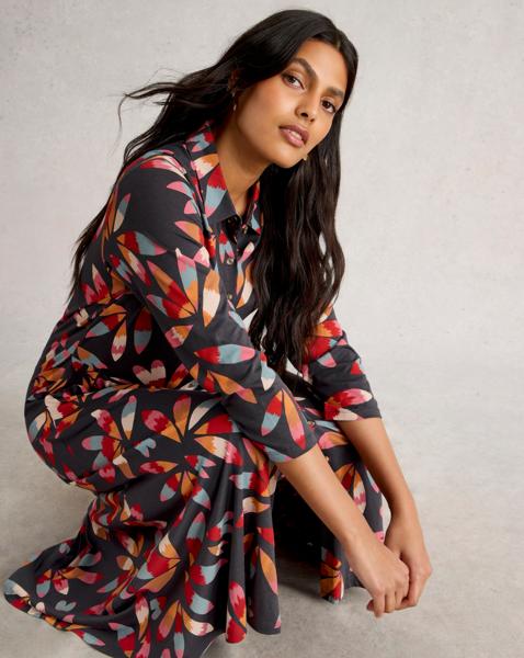 White Stuff Rua Jersey Shirt Dress