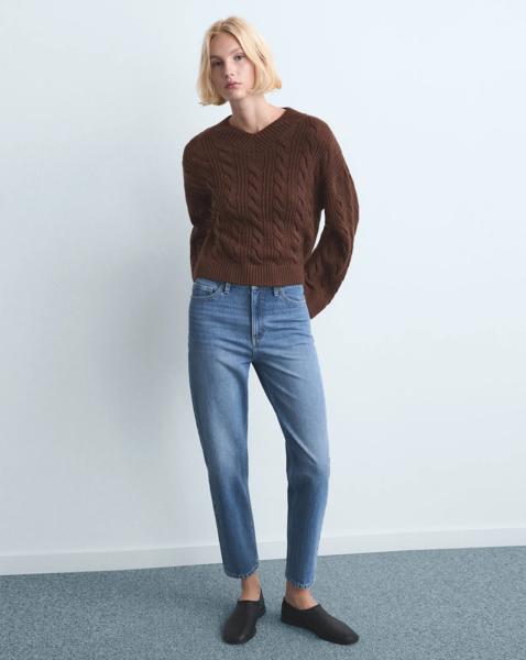 Mango Comfort High-Rise Mom Jean