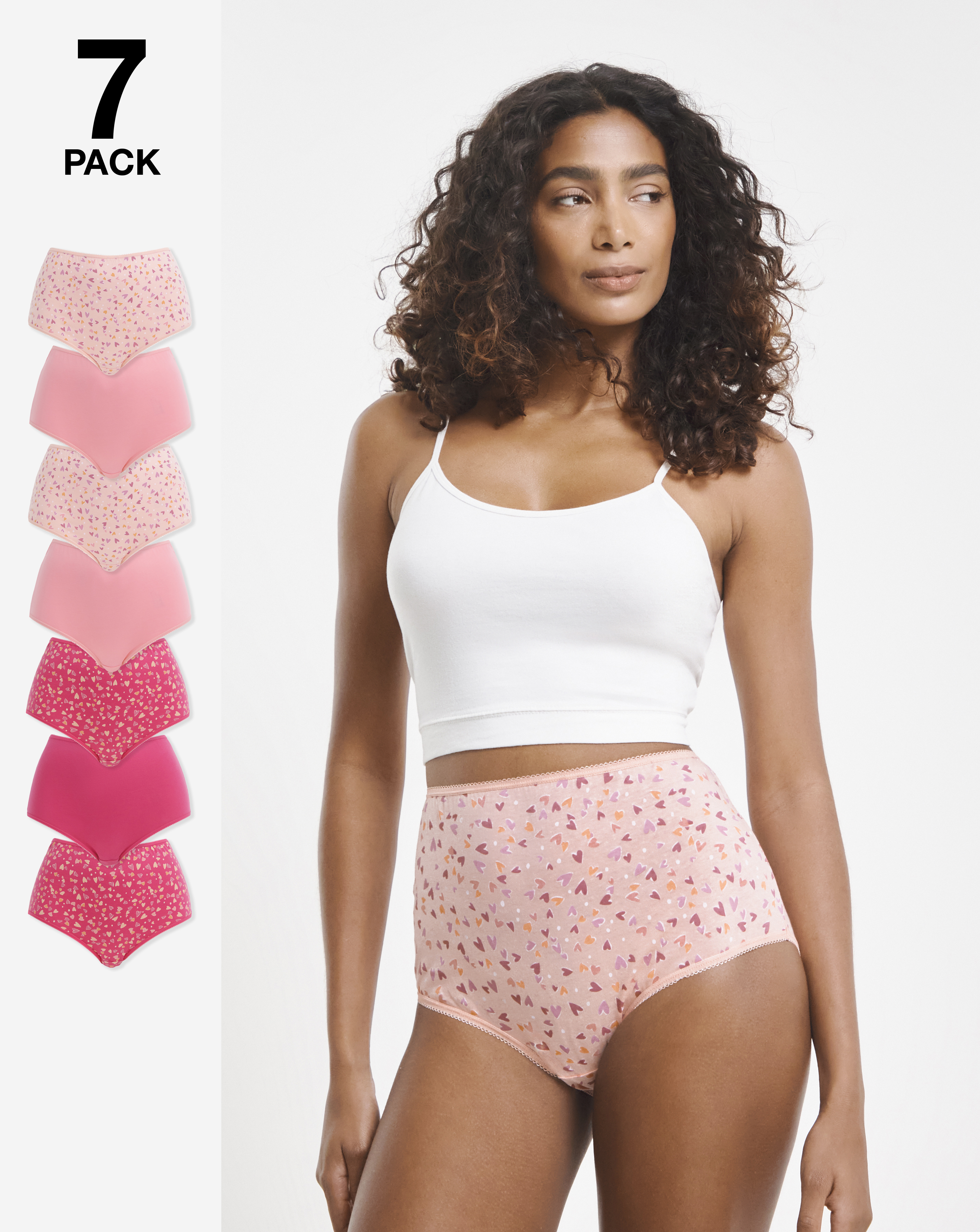 Pretty Secrets 7 Pack Full Fit Brief