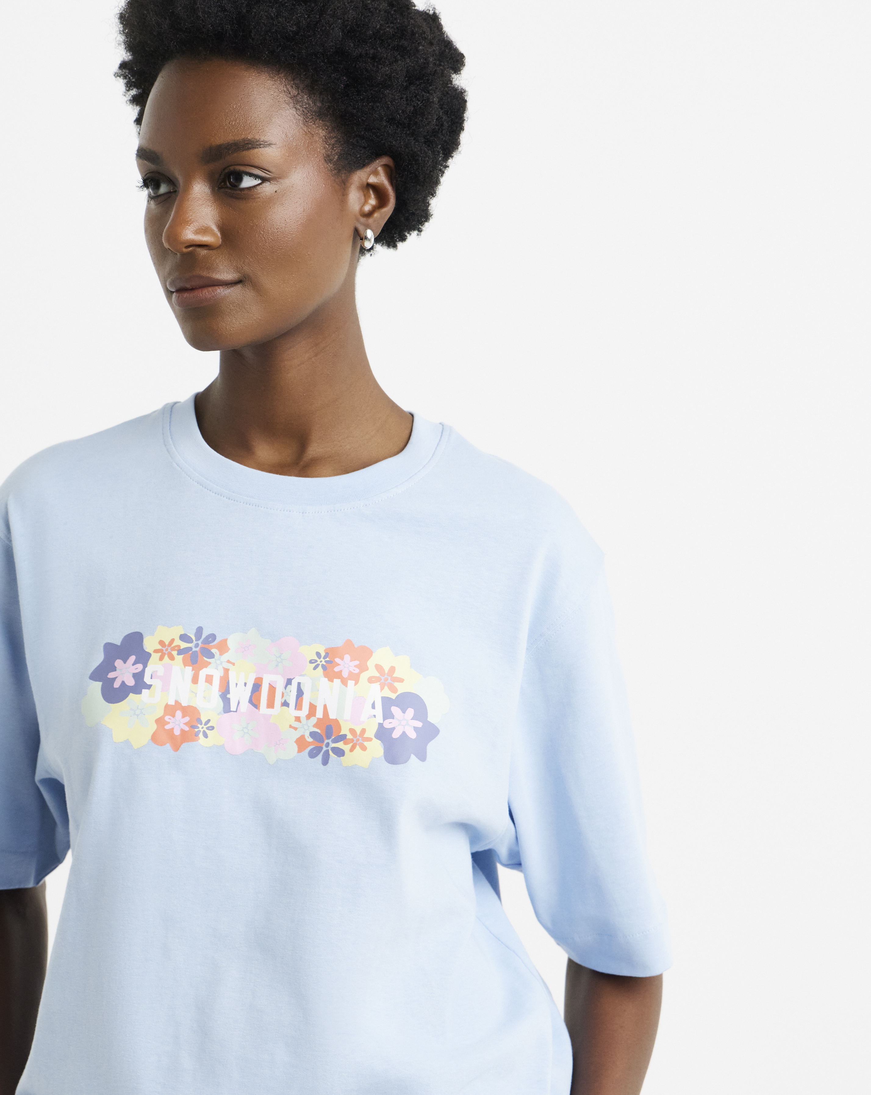 Snowdonia Floral Branded T-Shirt
