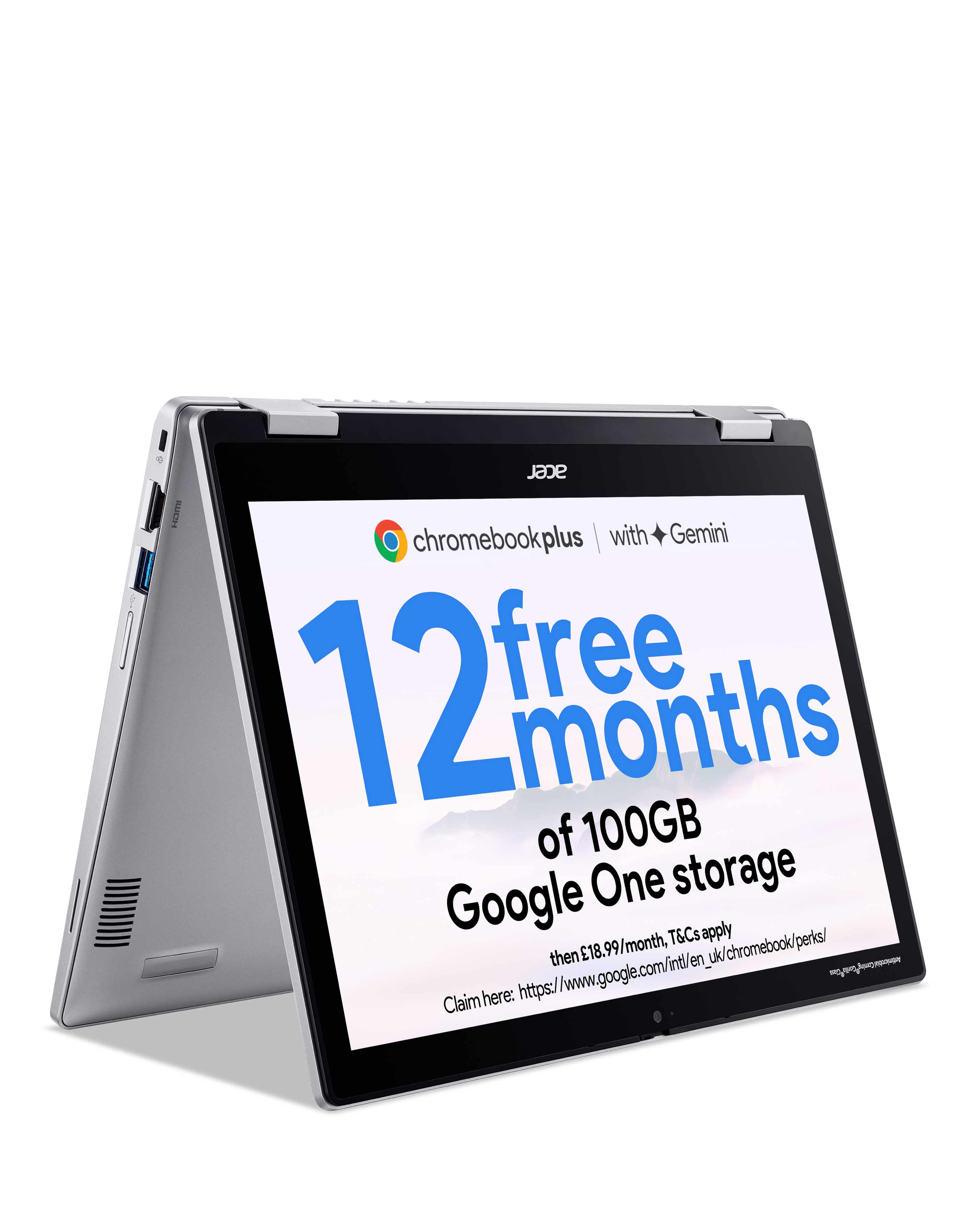 Acer Spin 312 2 in 1 Chromebook Silver - acer