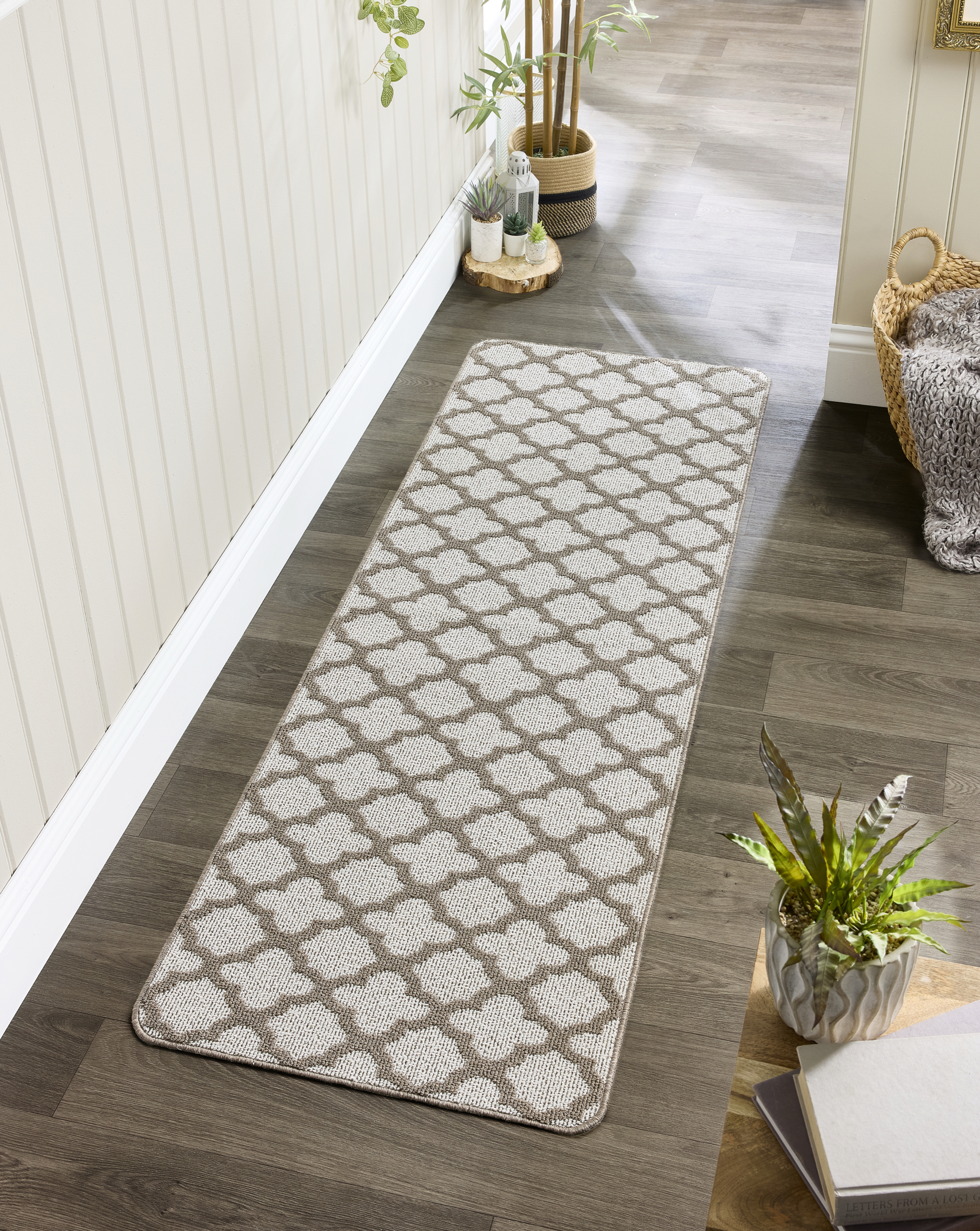 My Mat Stone Moroccan Tile Washable Runner - 67X200