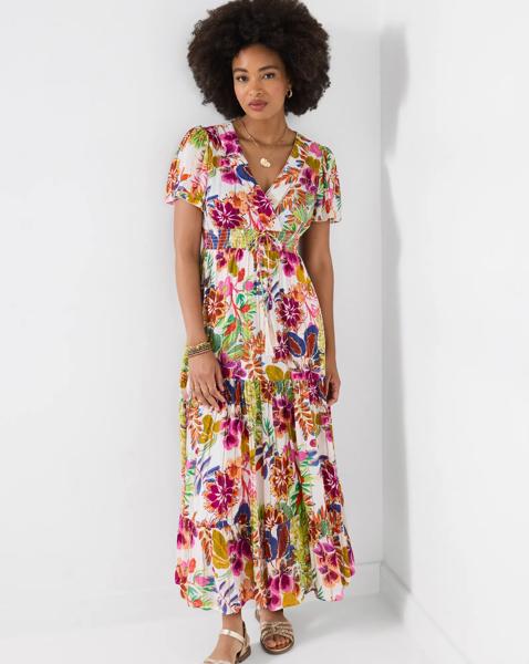Yasmine Printed Maxi Dress