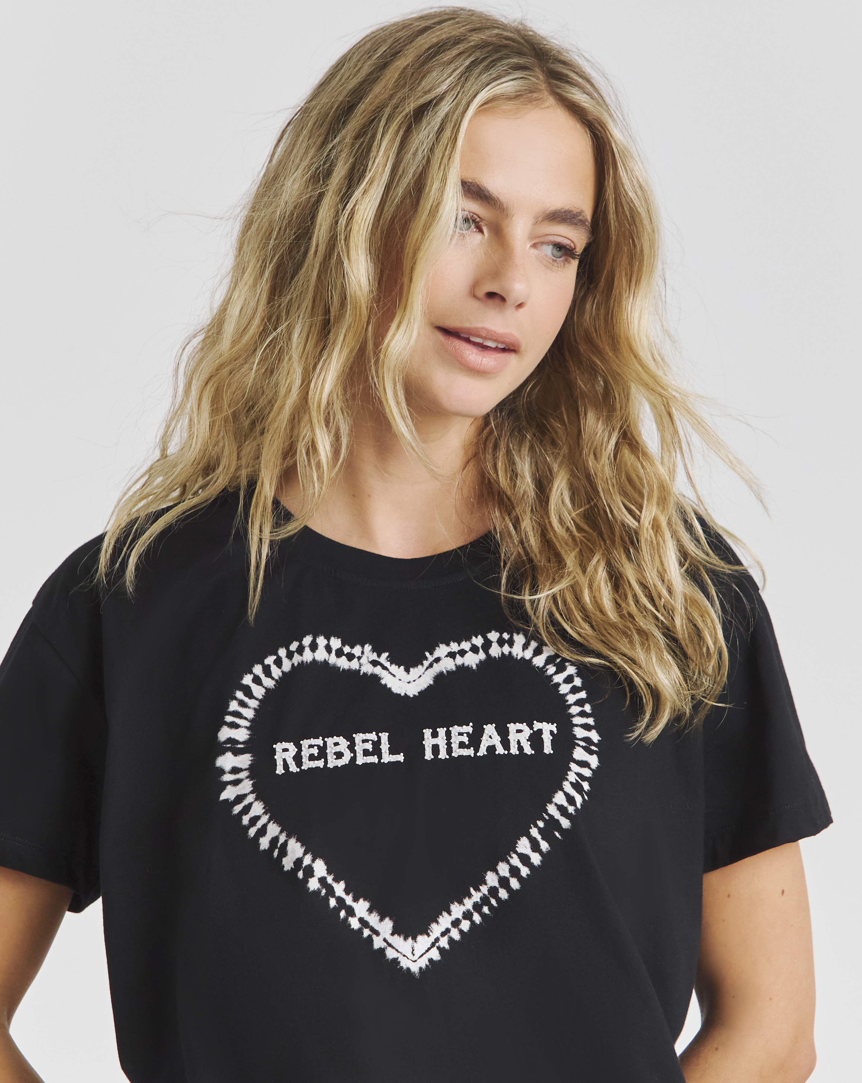 Religion Embellished Rebel Dyed T-Shirt