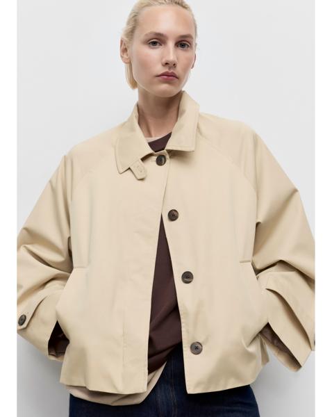 Mango Short Chore Trenchcoat
