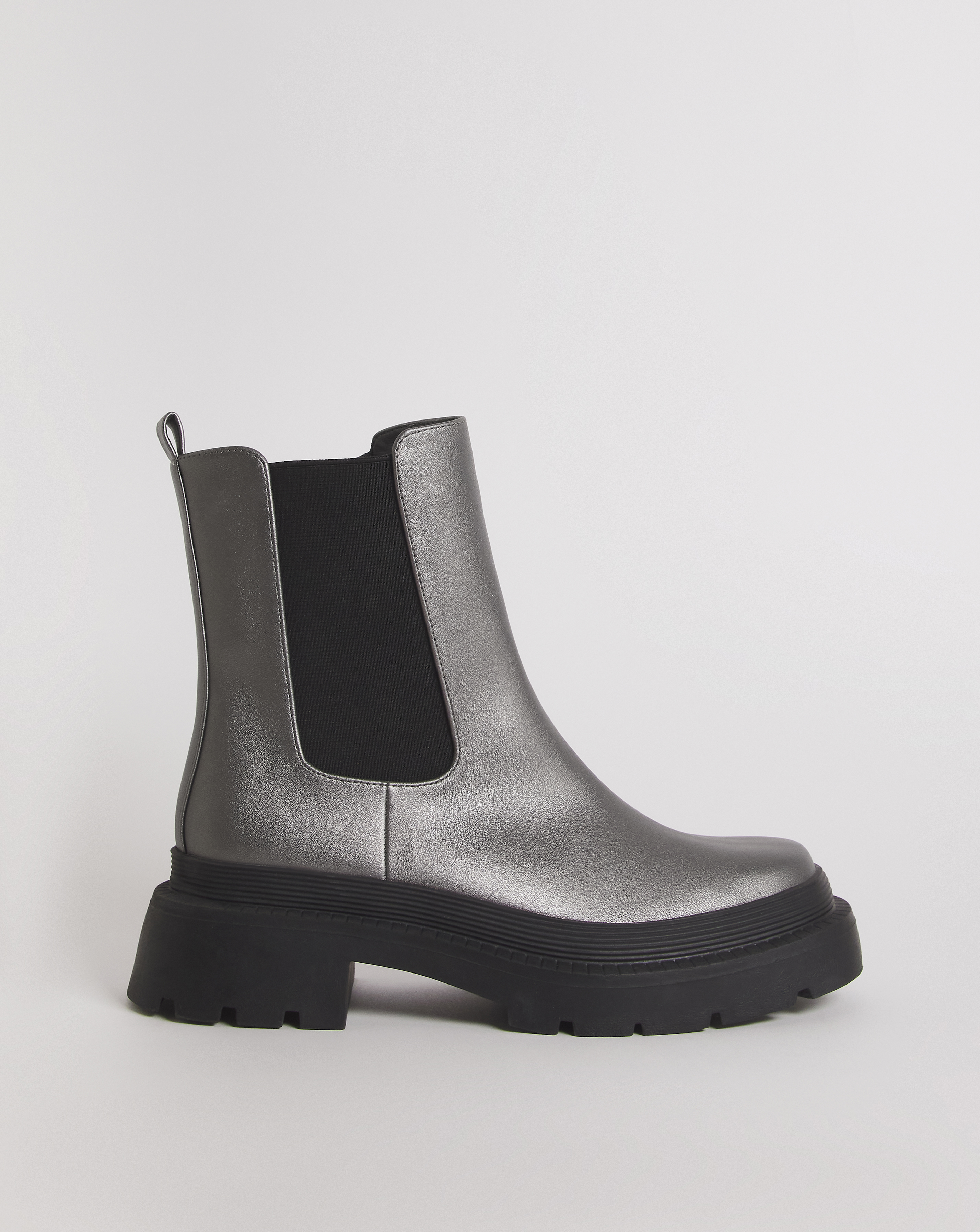 Chunky Chelsea Ankle Boots Ex Wide - Womens - Size 5 - Chelsea Boots - Wide Fit Boots