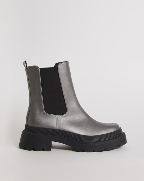 Chunky Chelsea Ankle Boots Ex Wide