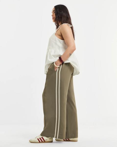 Simply Be Khaki Side Stripe Trouser