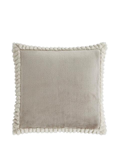 Velvet Faux Fur Cosy Cushion
