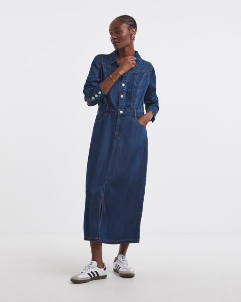 SBE Dark Midaxi Dress With Tencel TM