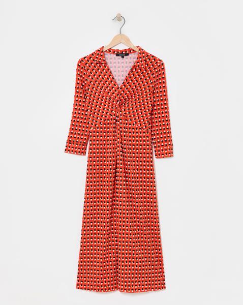 Printed Twist Dress