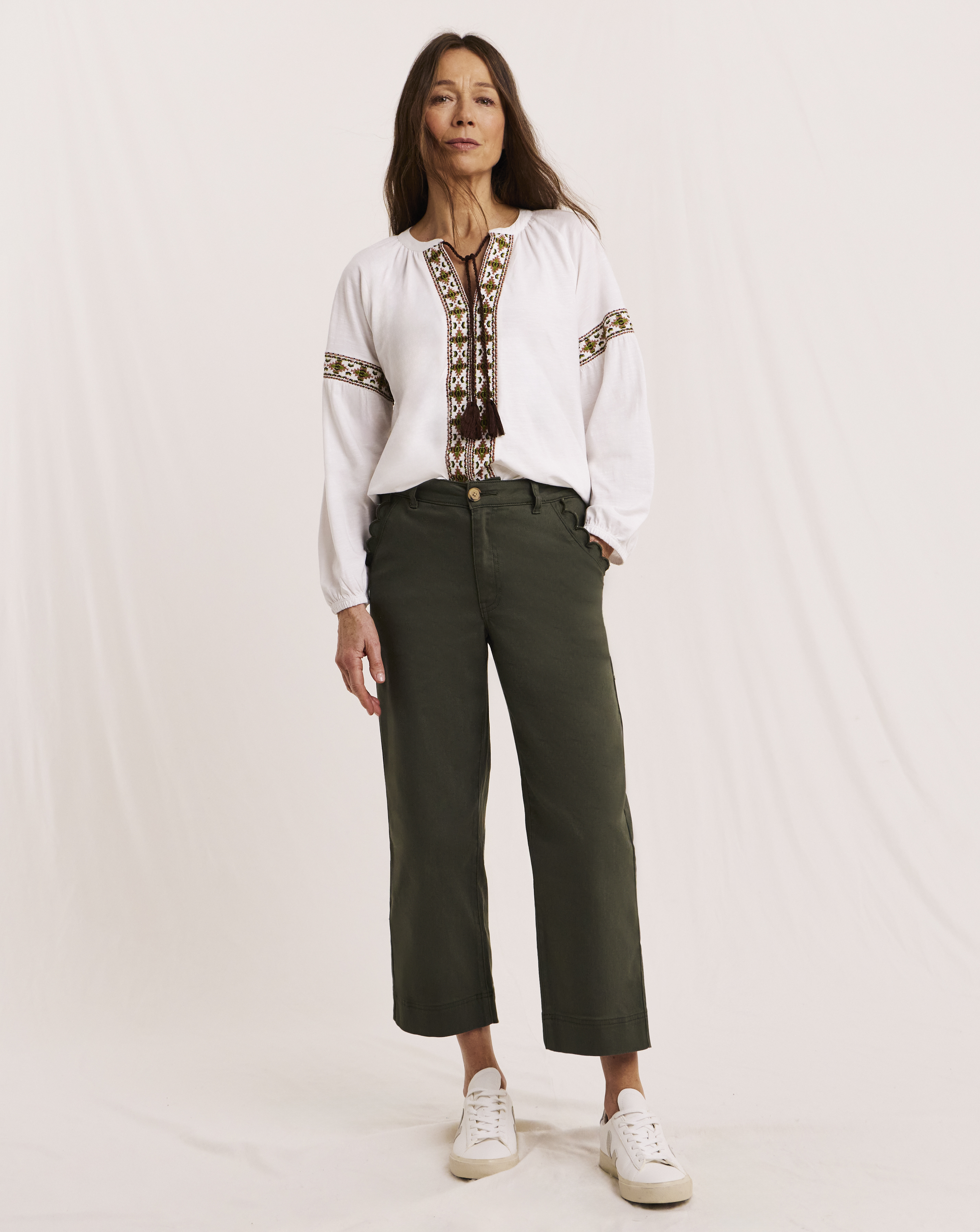 Julipa Crop Stretch Pocket Culotte