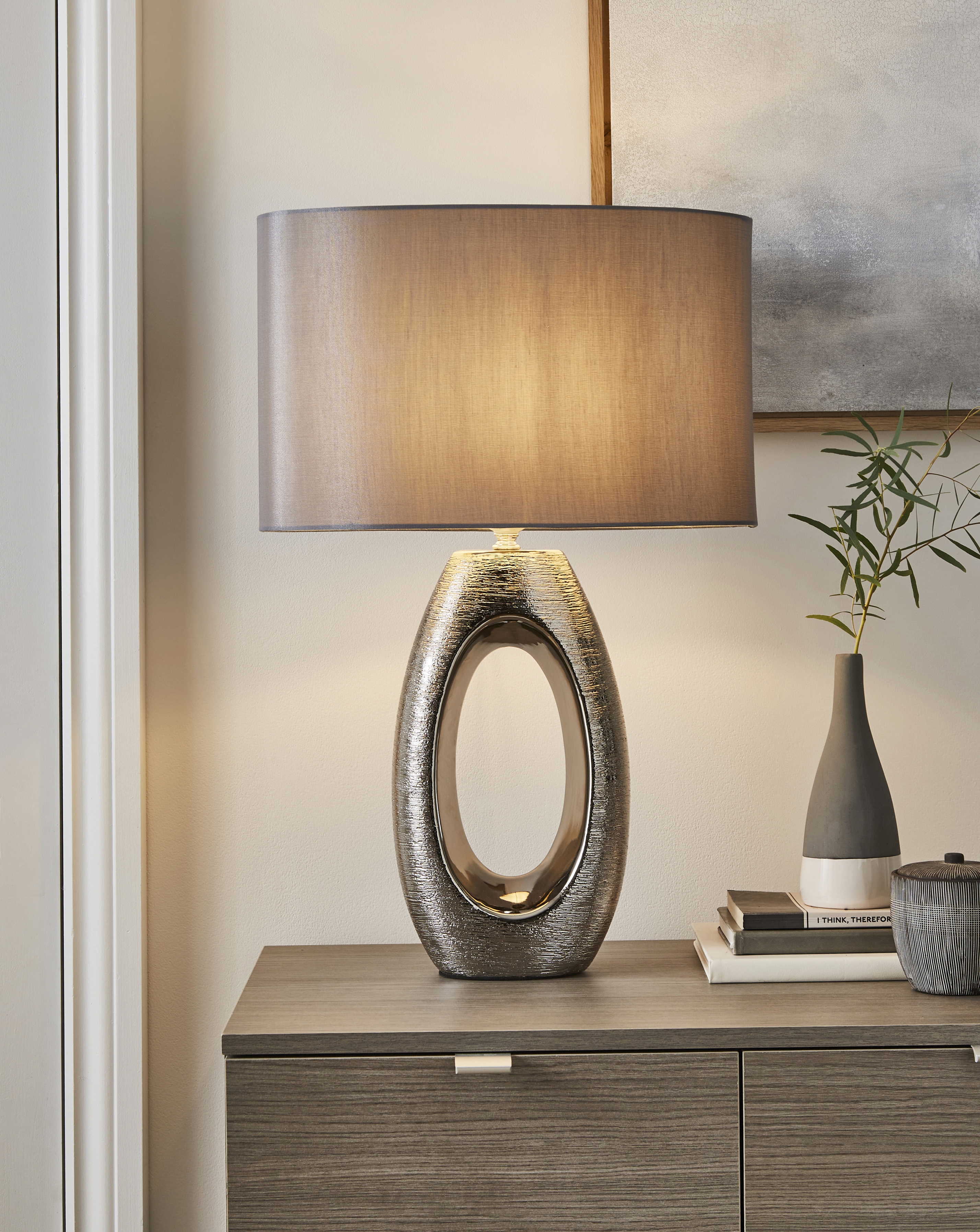 Artisan Oval Table Lamp