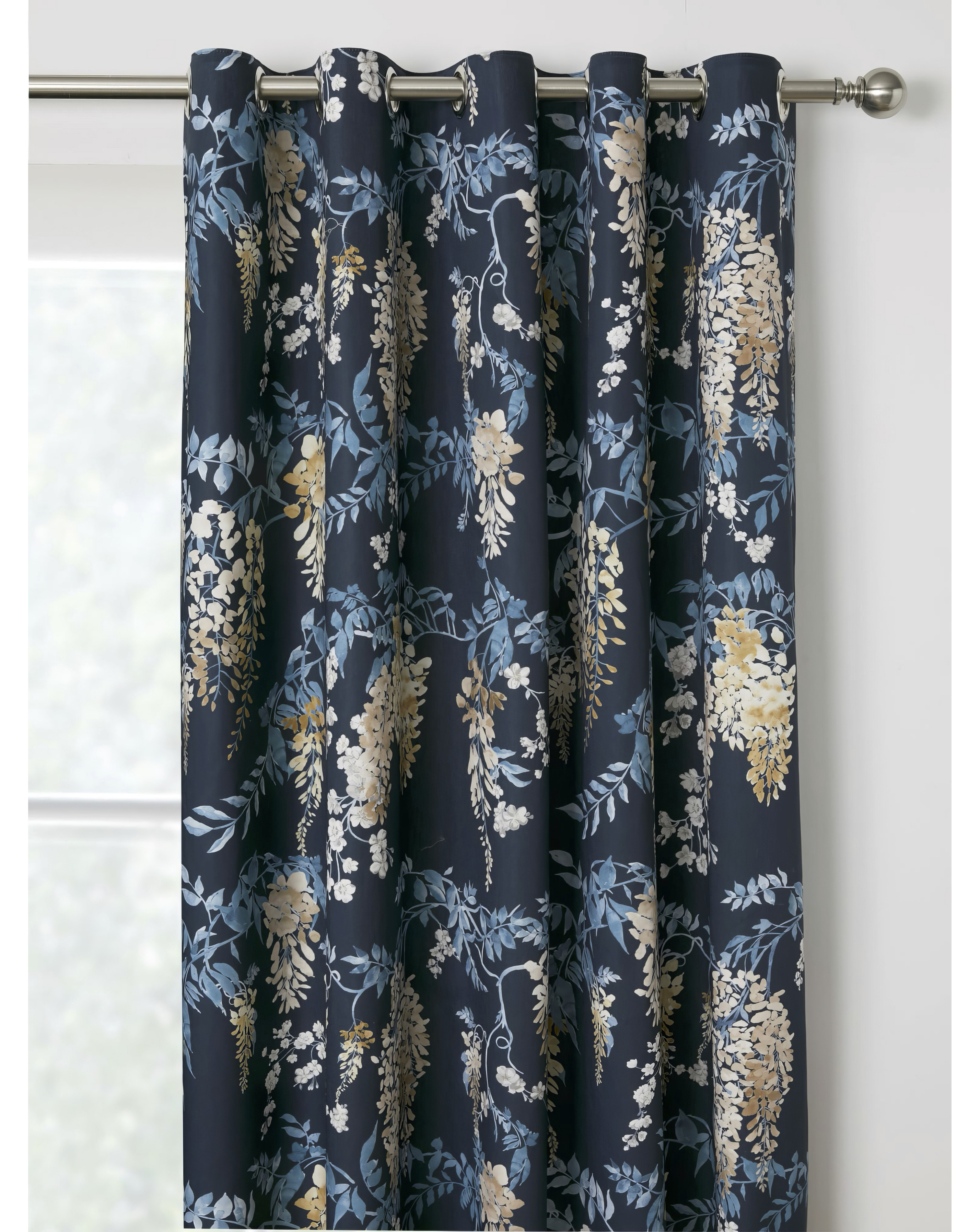 Wisteria Pair of Eyelet Curtains