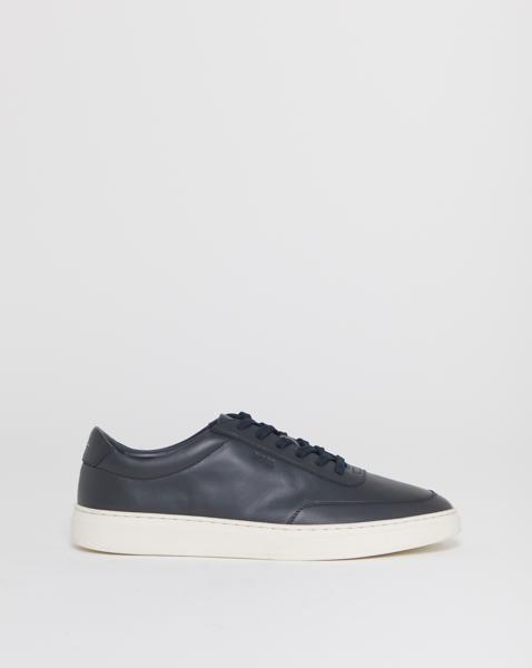 BOSS Kieran Leather Sneaker - Dark Blue
