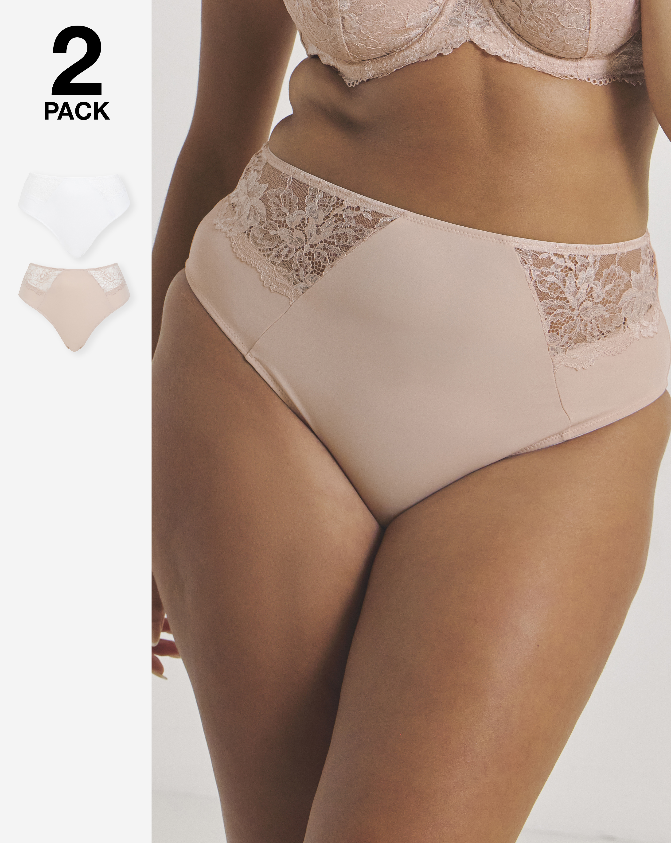 2 Pack Ella Full Knickers