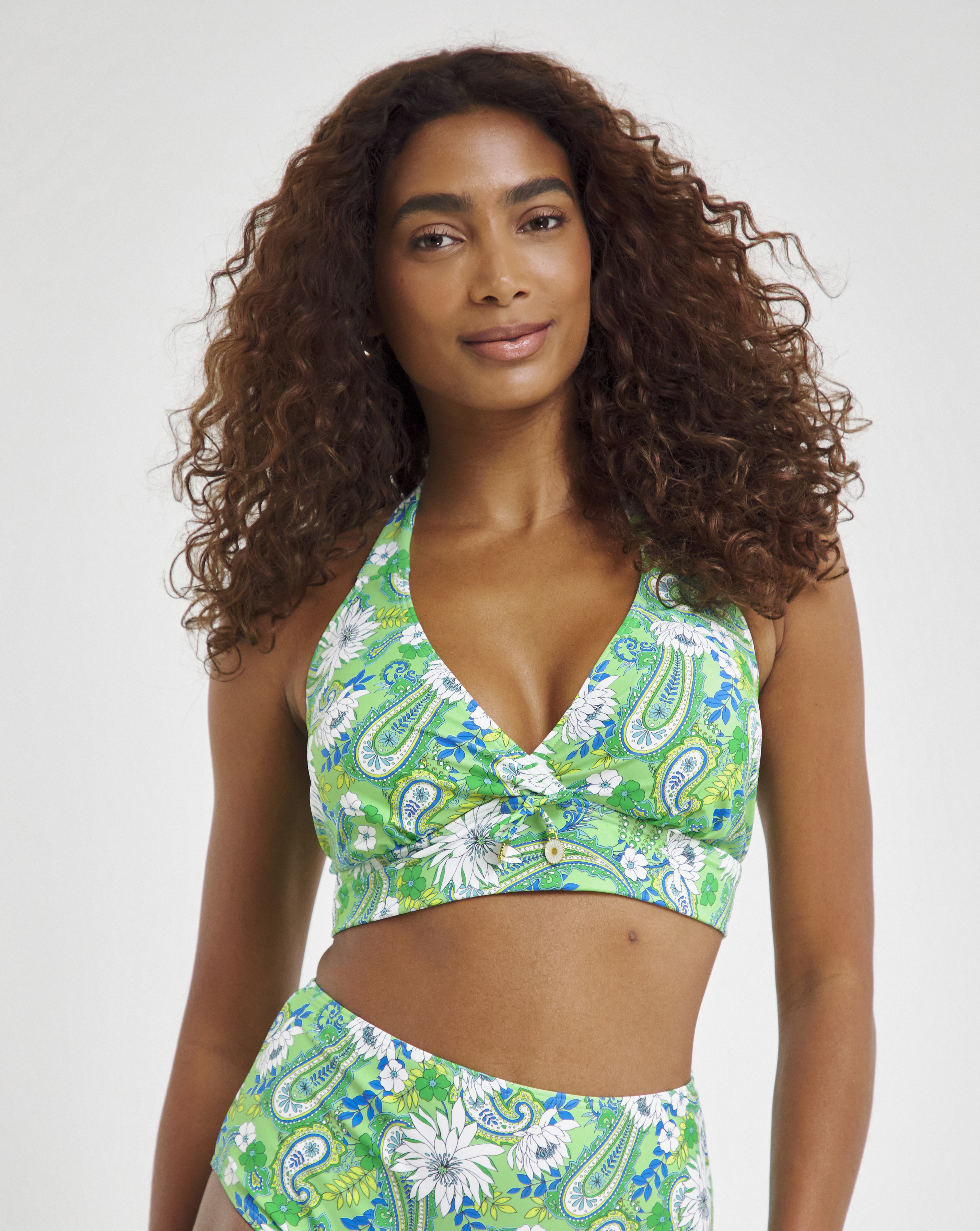 Joe Browns Paisley Print Bikini Top