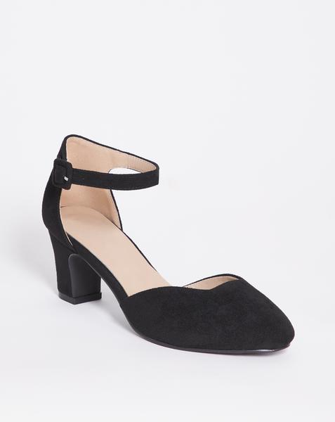 Heeled Shoe With Ankle Strap EEE Fit