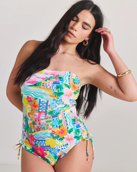 Adjustable Bandeau Swimsuit