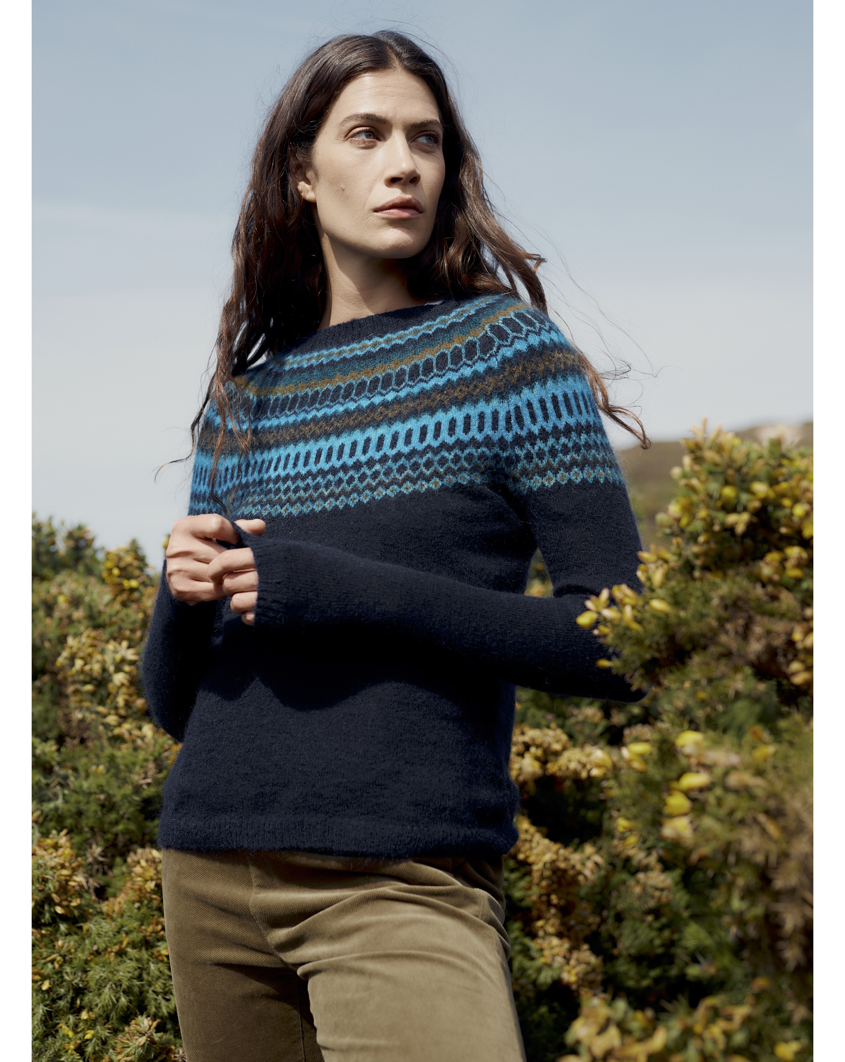Seasalt Cornwall Annik Jumper Blue Multi-Coloured - Seasalt - Size24