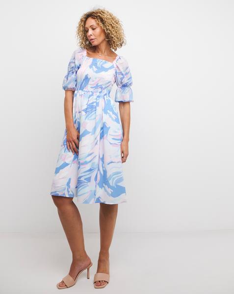 French Connection Smock Midi Dress