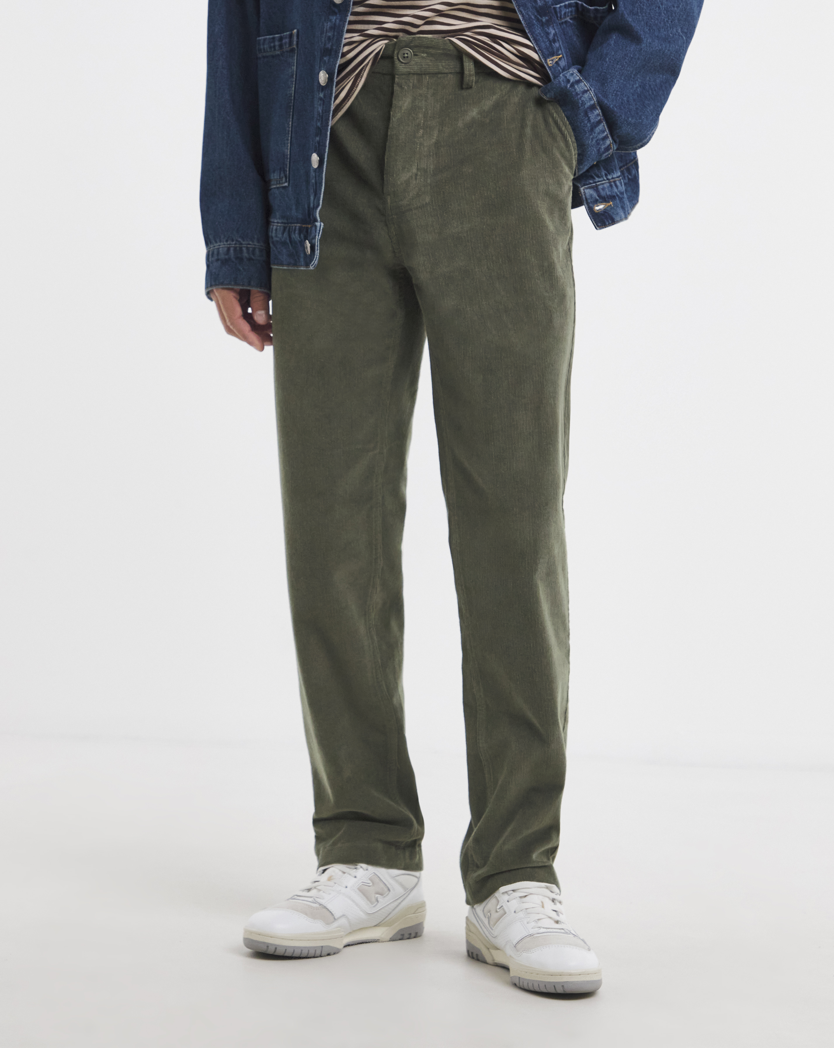 Cord Cotton Stretch Straight Fit Chino
